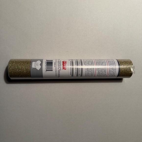 Siser Glitter HTV, Heat Transfer Vinyl, 11.8 in. x 36 in., Gold Confetti - Picture 5 of 5